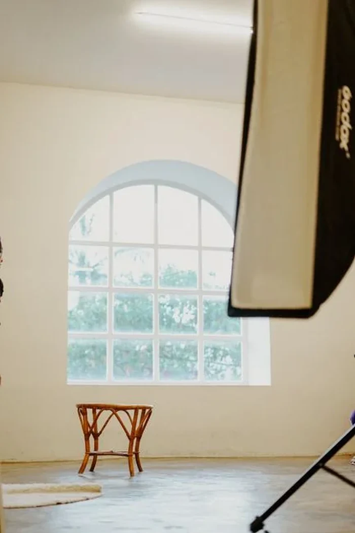 Espace studio pour une séance photo ou une production vidéo